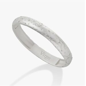 Alex + Ani Silver Satin Constellation Bangle, Virgo